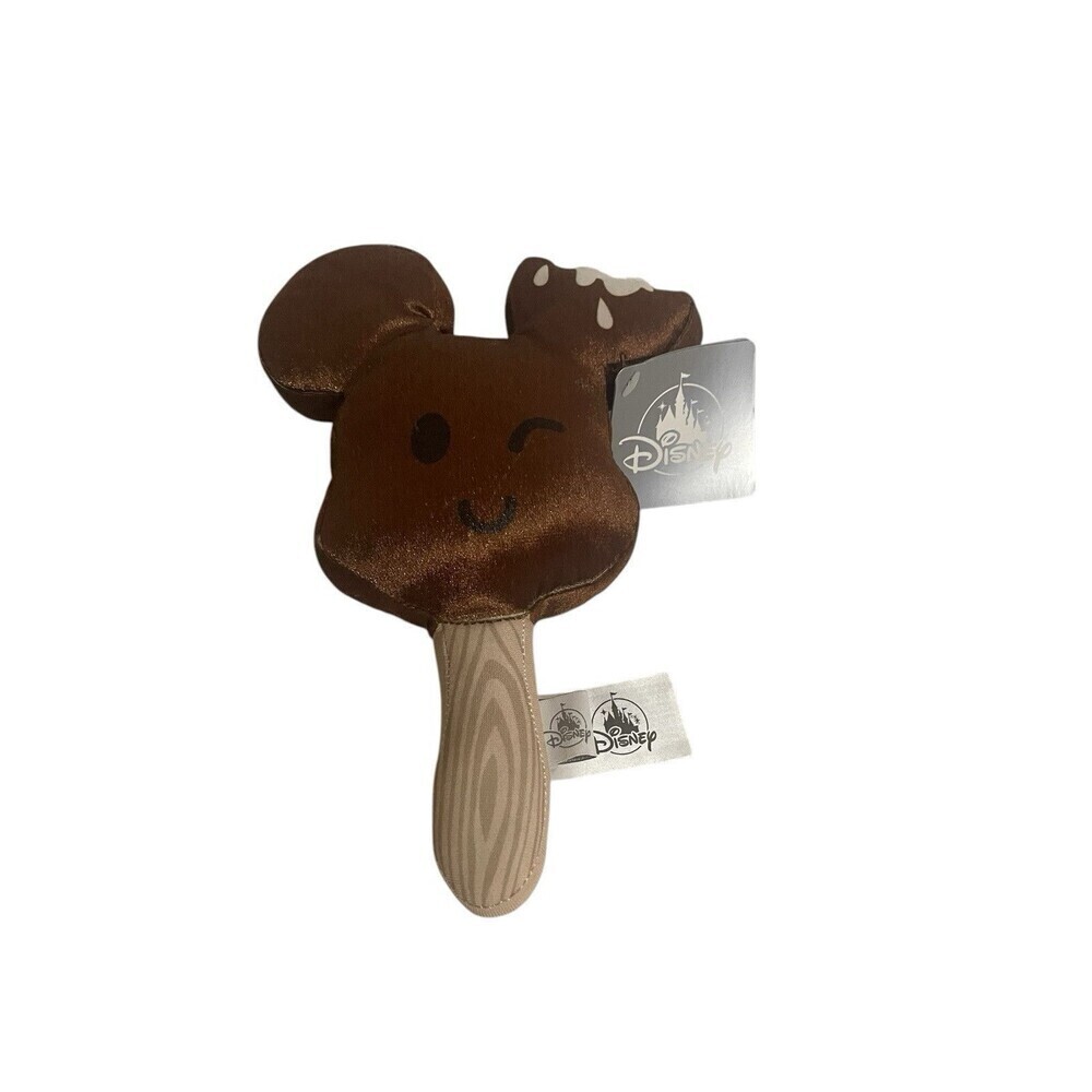 Disney Parks Mickey Mouse Chocolate Ice Cream “I’m Sweet” Bar Plush Rare 10” Nwt